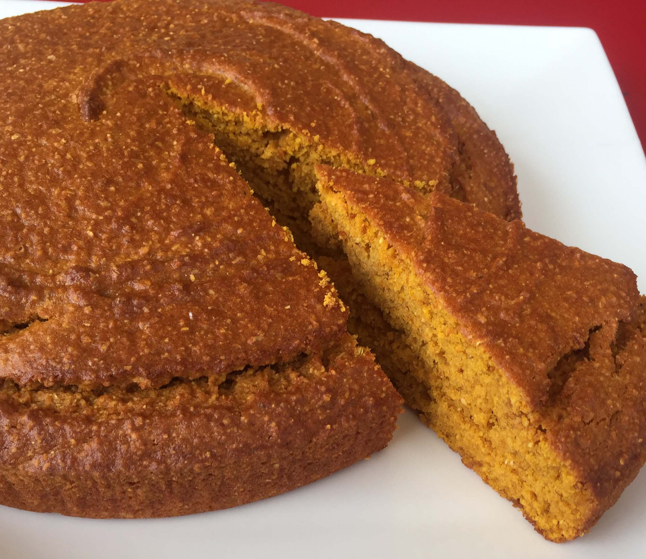 Pumpkin Cornbread: With Cinnamon Honey Butter