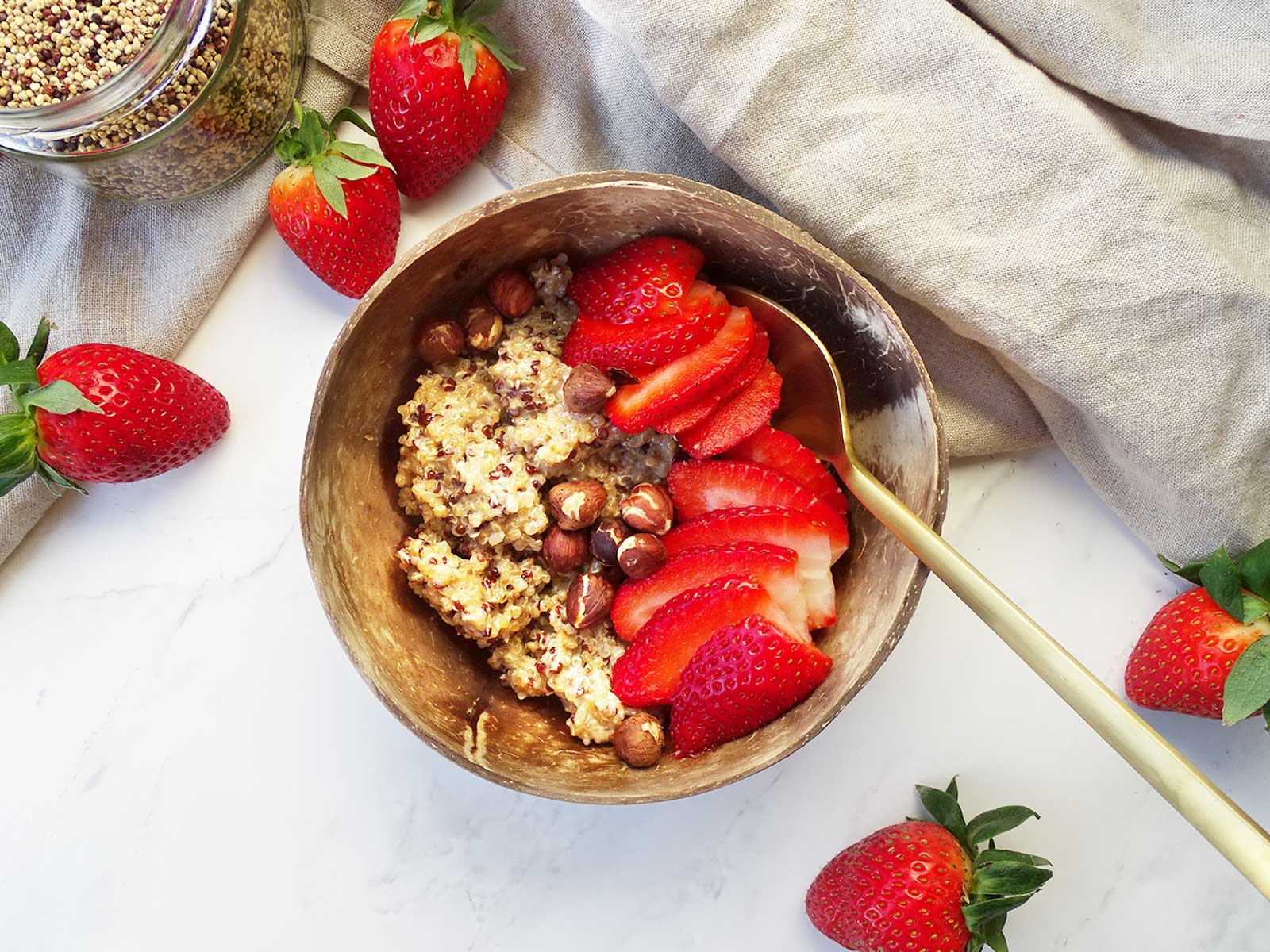 Quinoa Porridge With Coconut Milk