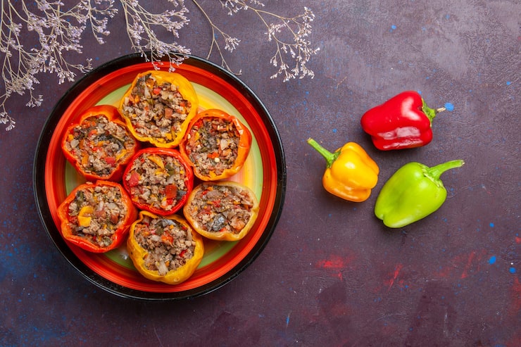 Stuffed Bell Peppers Ground Beef Recipe