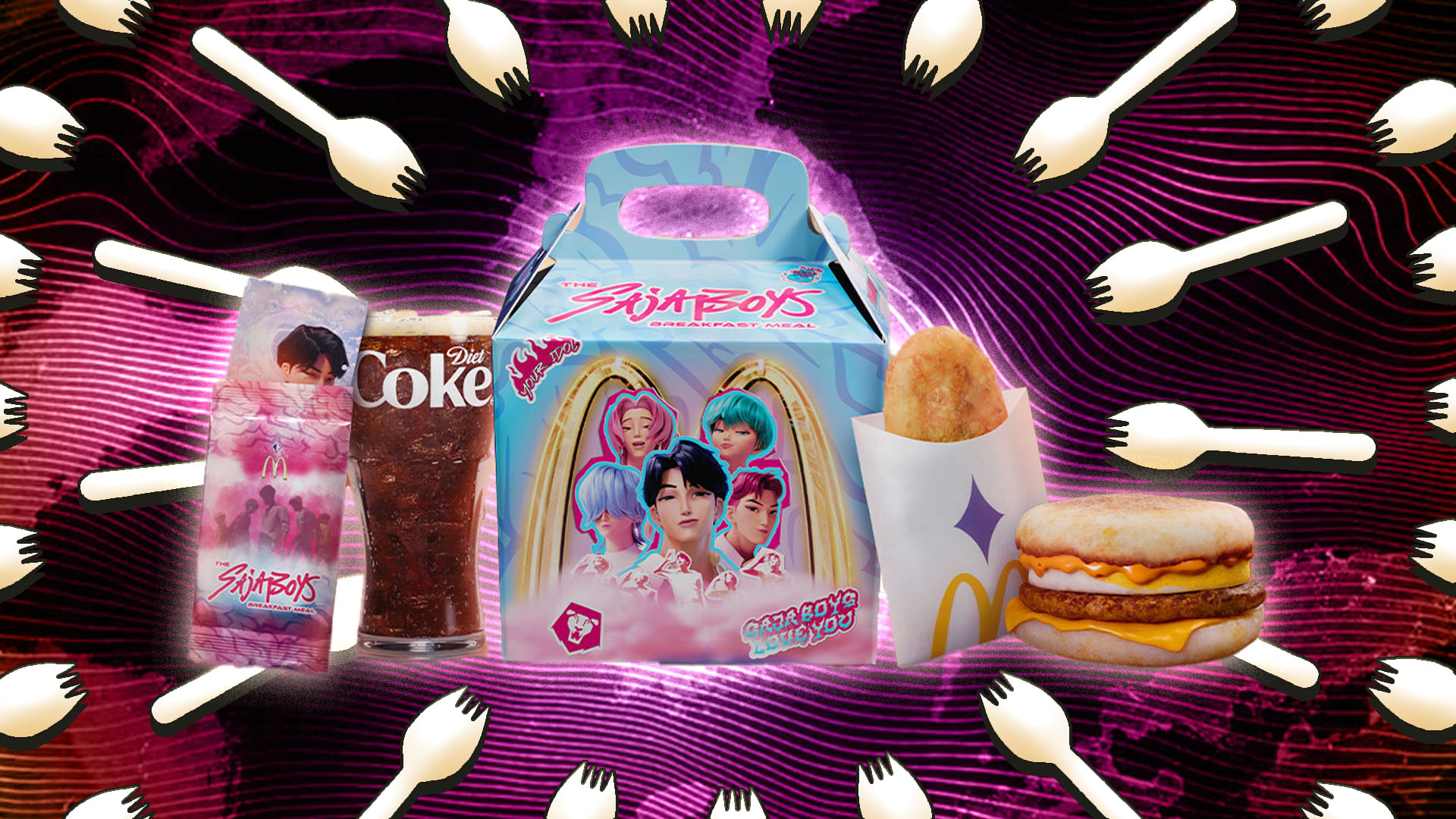 McDonald's Saja Boys Breakfast Meal